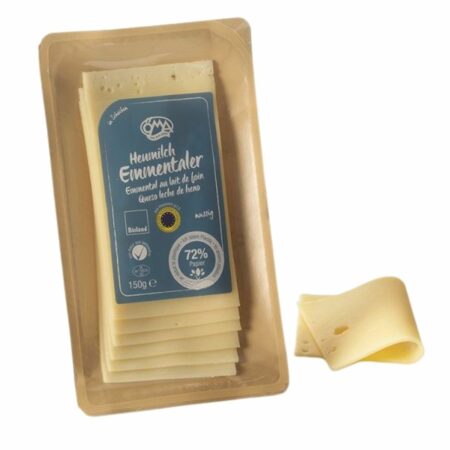 Formatge Emmental Vaca Llonces 150gr Oma Eco