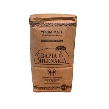 Yerba Mate 500gr Grapia Milenaria ECO Supermercat Ecològic Linverd ...