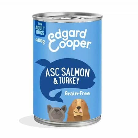 Edgard & Cooper, Llauna Amb Salmó I Gall Dindi Per A Gossos Adults Sense Cereals