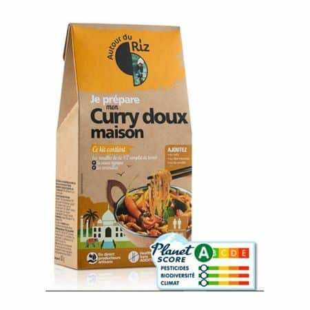 Kit Recepte Curry Suau 302gr Autour Du Ríz Eco