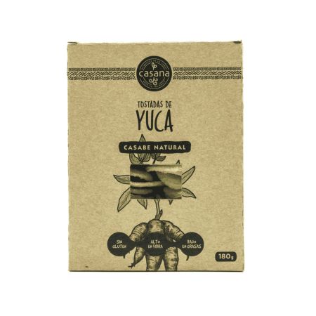 Torradetes De Yuca Sense Gluten 180g Casana Eco