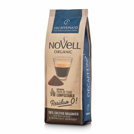 Ground Decaffeinated Coffee (intensity 7) 250gr Novell Eco