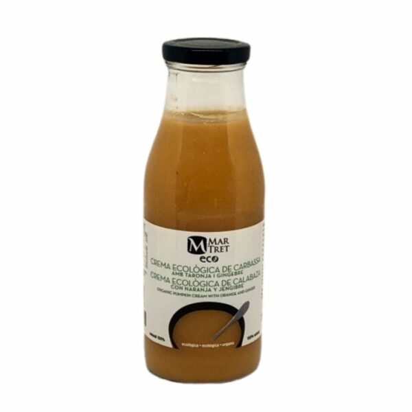 cream of pumpkin with orange and ginger 500ml sea removed eco