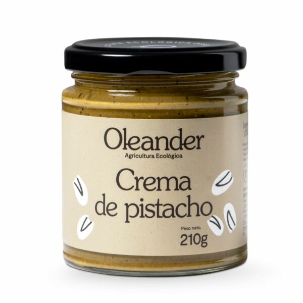 cream pistachio roasted 210gr oleander eco