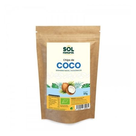 Dehydrated Coconut Chips Sri Lanka 60gr Solnatural Eco