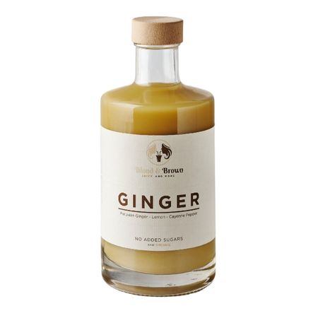 Raw concentrated ginger drink (98%) 500ml Blond&brown