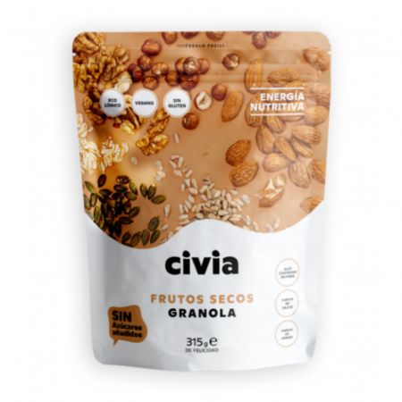 Granola Gluten-free nuts 315gr Civia Eco