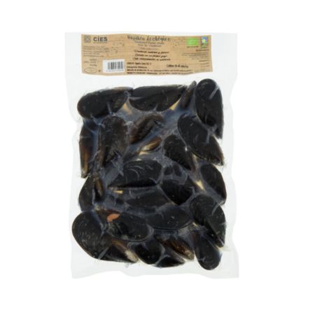 Frozen cooked mussels 1kg Cíes Eco
