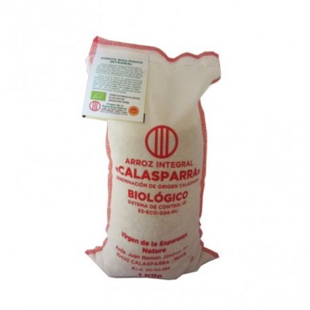 Brown rice 1kg bag of cloth Calasparra eco