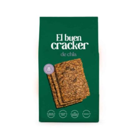 90434248 Crackers Keto Brou D'os Chia 60g Play Keto Eco 745110369134