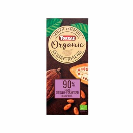 Xocolata Negra 90 Cacao Criollo Vega i S G 100gr Torras ECO