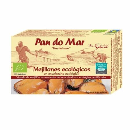 Mejillones Con Escaveche de Galicia 120ml Pan Do Mar Eco