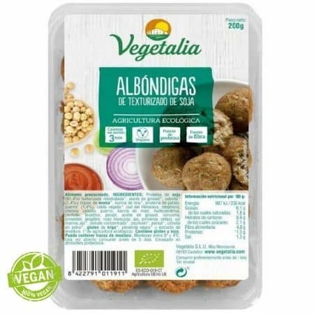 Mandonguilles Texturitzades De Soja 200gr Vegetalia Eco