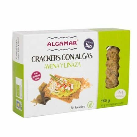 Crackers Amb Algues Civada I Llí 160gr Algamar Eco