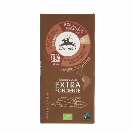 Xocolata 75% Cacao Per Fondre 100gr Alce Nero Eco