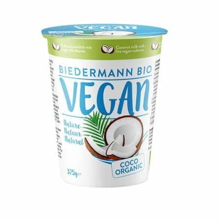 Yogur De Coco Natural Bio 375gr Biedermann