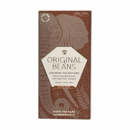 Chocolate Udzungwa Tanzania 70% 70gr Originales Beans ECO