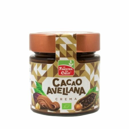 Crema De avellanas Y Cacao Vegan 200gr Lafinestrasulcielo Eco