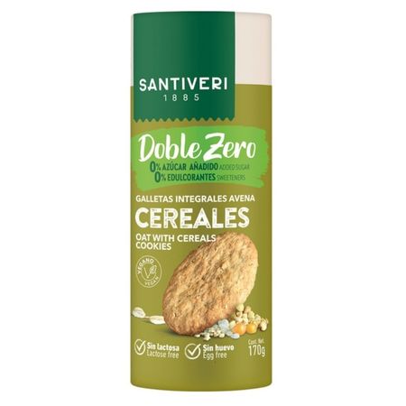 Galletas Cereales Doble 170g Cero Santiverio Eco
