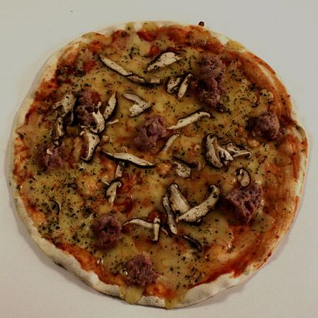 Pizza Fresca De espelta Con Botifarra I Shitake 475gr Pastaselecta Ecook