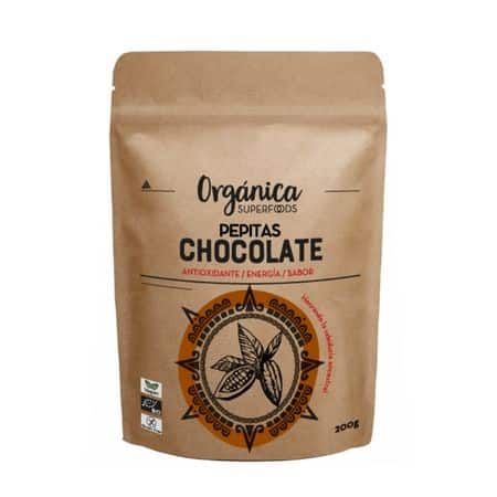 Semillas De Chocolate Veganes 200g Orgánica Superfoods Eco