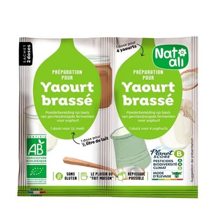 Fermento Para Hacer Yogurt 2x6gr Sin Gluten NatAli ECO Supermercat Ecològic  Linverd Eco Market