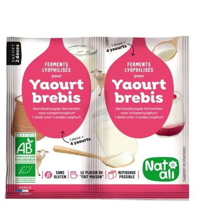 Fermento Para Hacer Yogurt 2x6gr Sin Gluten NatAli ECO Supermercat Ecològic  Linverd Eco Market