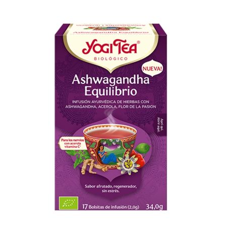 117121811 Yogi Tea Ashwagandha Equilibri 17 X 1,8 G Eco