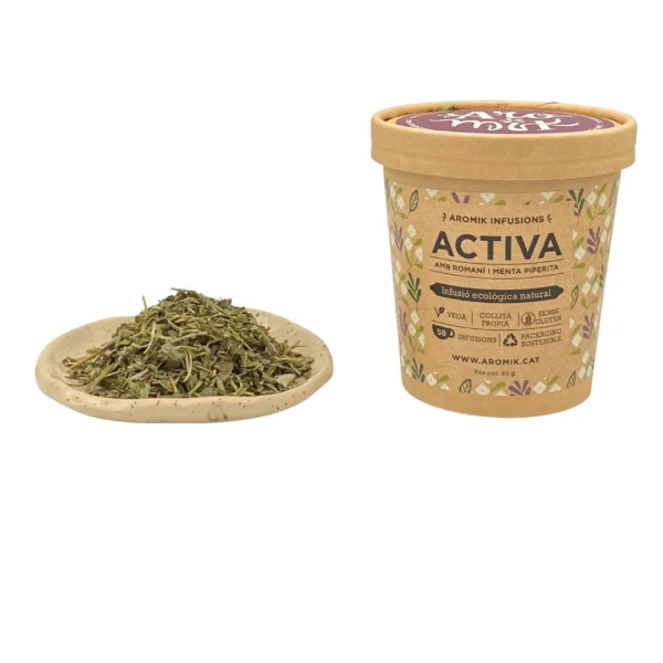 Infusió Activa Amb Romaní, Menta, Sàlvia I Sajolida 40 Gr Aromik Eco