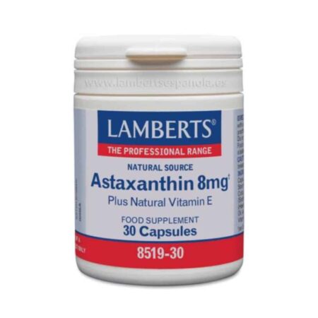 132491443 Astaxantina 8mg. Con Vit. E 30 Cap Lamberts