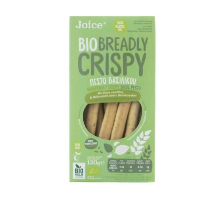 141919732 Palets Breadly Crispy Amb Pesto D'alfàbrega 120gr Joice Foods Eco