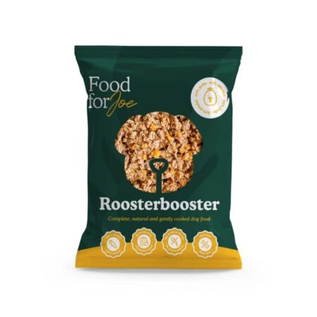 152125061 Menjar Per Gos Roosterbooster Pollastre, Pastanagues 800gr Food For Joe 8436602480827