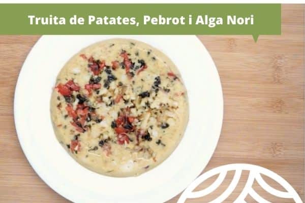 Truita De Patates, Pebrot I Alga Nori