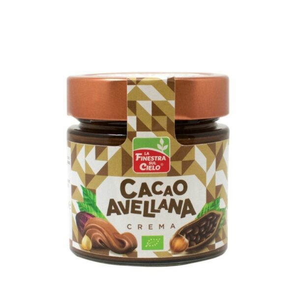 Crema D'avellanes I Cacao Vegan 200gr Lafinestrasulcielo Eco