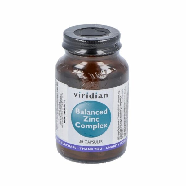 Balanced Zinc Complex 30 Capsules Viridian Eco