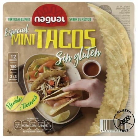 Tortetes De Blat De Moro Per Fer Mini Tacos S G I Veganes 170gr Nagual Eco