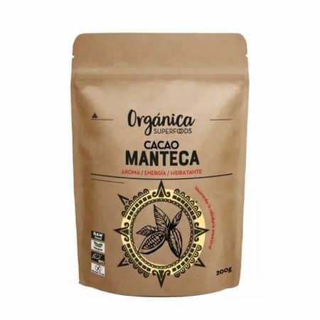 Mantega Cacao Raw 200gr Orgánica Superfoods Eco