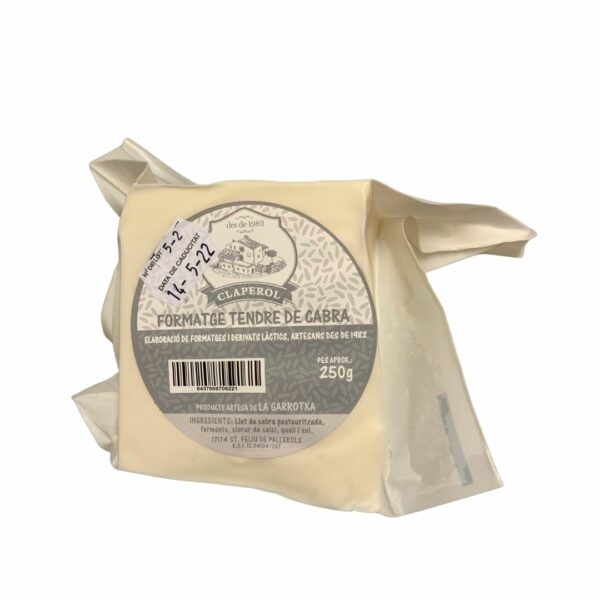 Tendre fromage de chèvre 250gr Claperol Eco