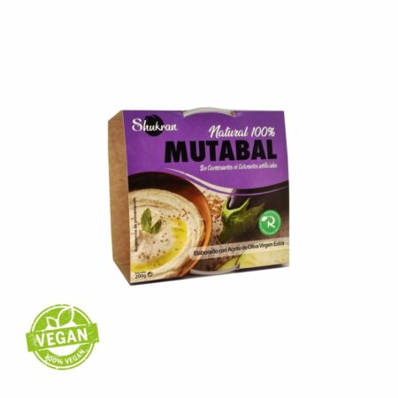 Mutabal (crème d’aubergine) 200gr Shukran Eco