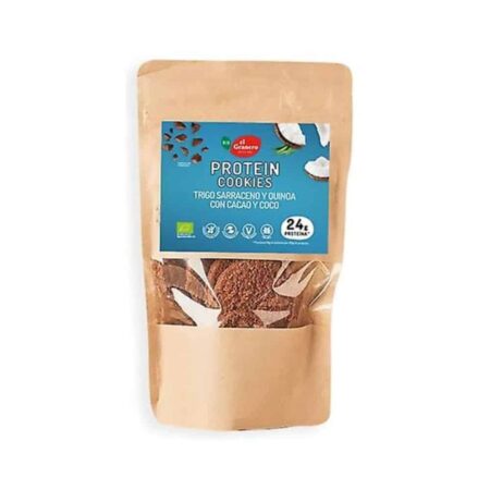 133697928 Cookies Protein Cacao I Coco 130gr El Granero Eco