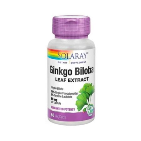 127160836 Ginkgo Biloba 60cap Solaray