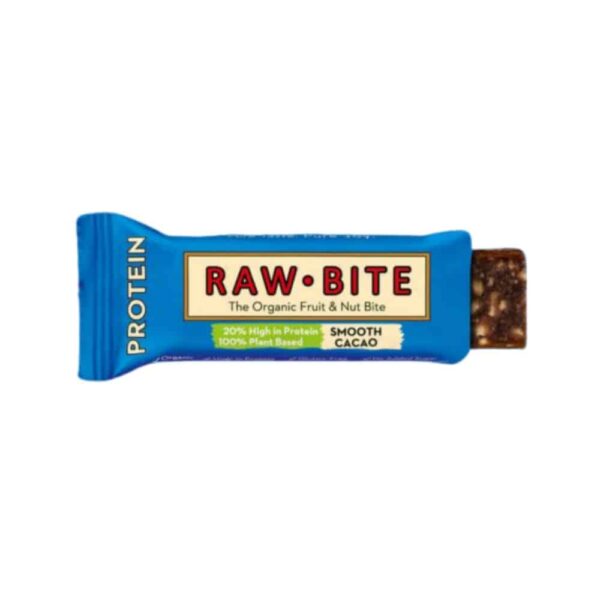 128890944 Barreta De Proteina Cacau Suau 50g Raw Bite Eco