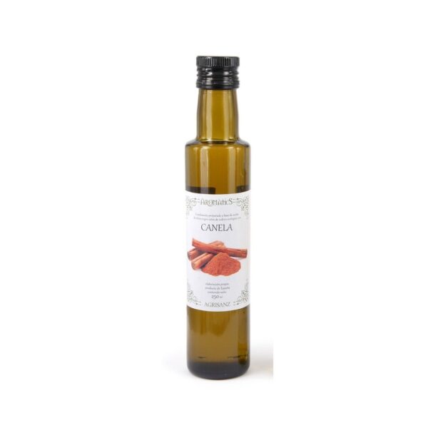 Oli D’oliva Verge Extra Macerat Amb Canyella 250ml Aromàtics Eco