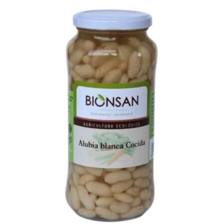 143462397 Mongetes Blanques Cuites Vegan 540g Bionsan Eco 8436015597389