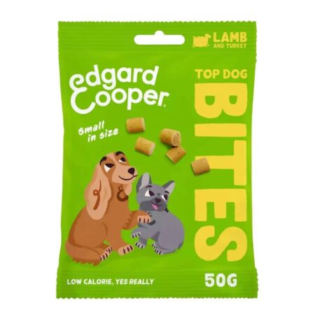 143463101 Top Dog Lamb I Turkey Bites 50g Dogs Edgard Cooper 5407009646553