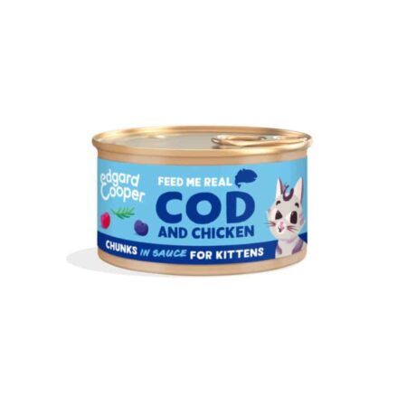 144269017 Terrina Cod And Chicken 85g Kittens Edgard Cooper 5407009640612