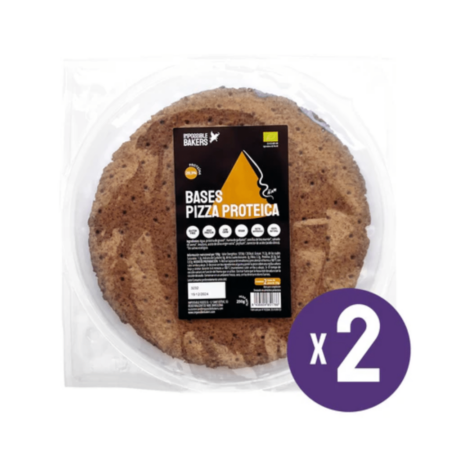 145110009 Bases De Pizza Proteica 2u (250 G) Impossible Bakers Eco 8436604851786