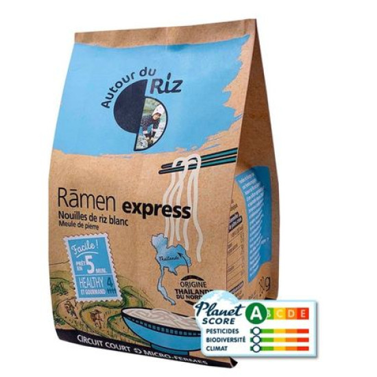 Ramen de riz blanc 280gr Autour du Ríz ECO - Pâtes