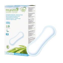 Compresas anatómicas clasico 16unit algodón Masmi ECO