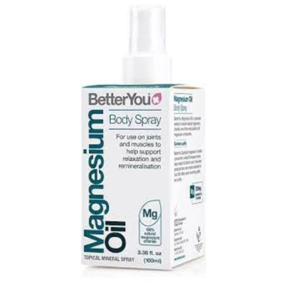 Magnesium Body Spray 100ml BetterYou - Vitamins and minerals